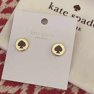 NWT~KATE SPADE~(CLASSIC!) "Spot the Spade" Stud Earrings